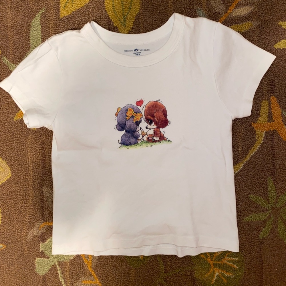 Brandy Melville Puppy Tee